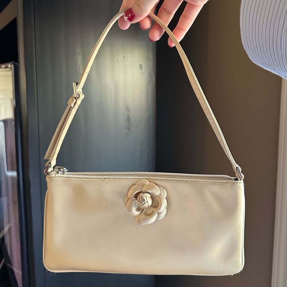 Gold Esprit Rosette Handbag